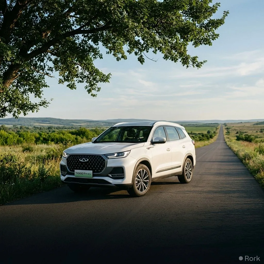 AI-generated illustration: Chery Super Hybrid Tiggo 7 PHEV Arrives Nationwide: Deliveries Speed Up