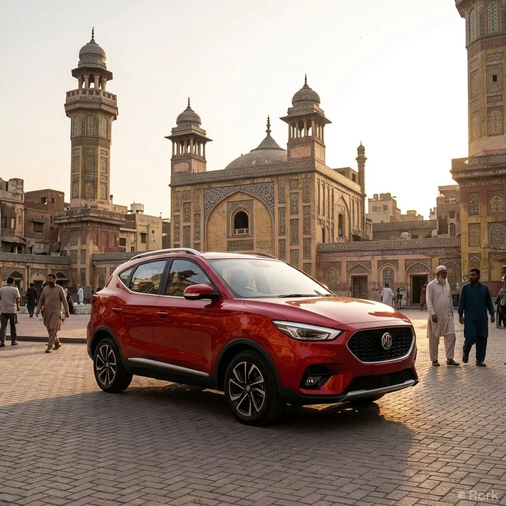 AI-generated illustration: MG Launches New ZS with Petrol and Hybrid Variants