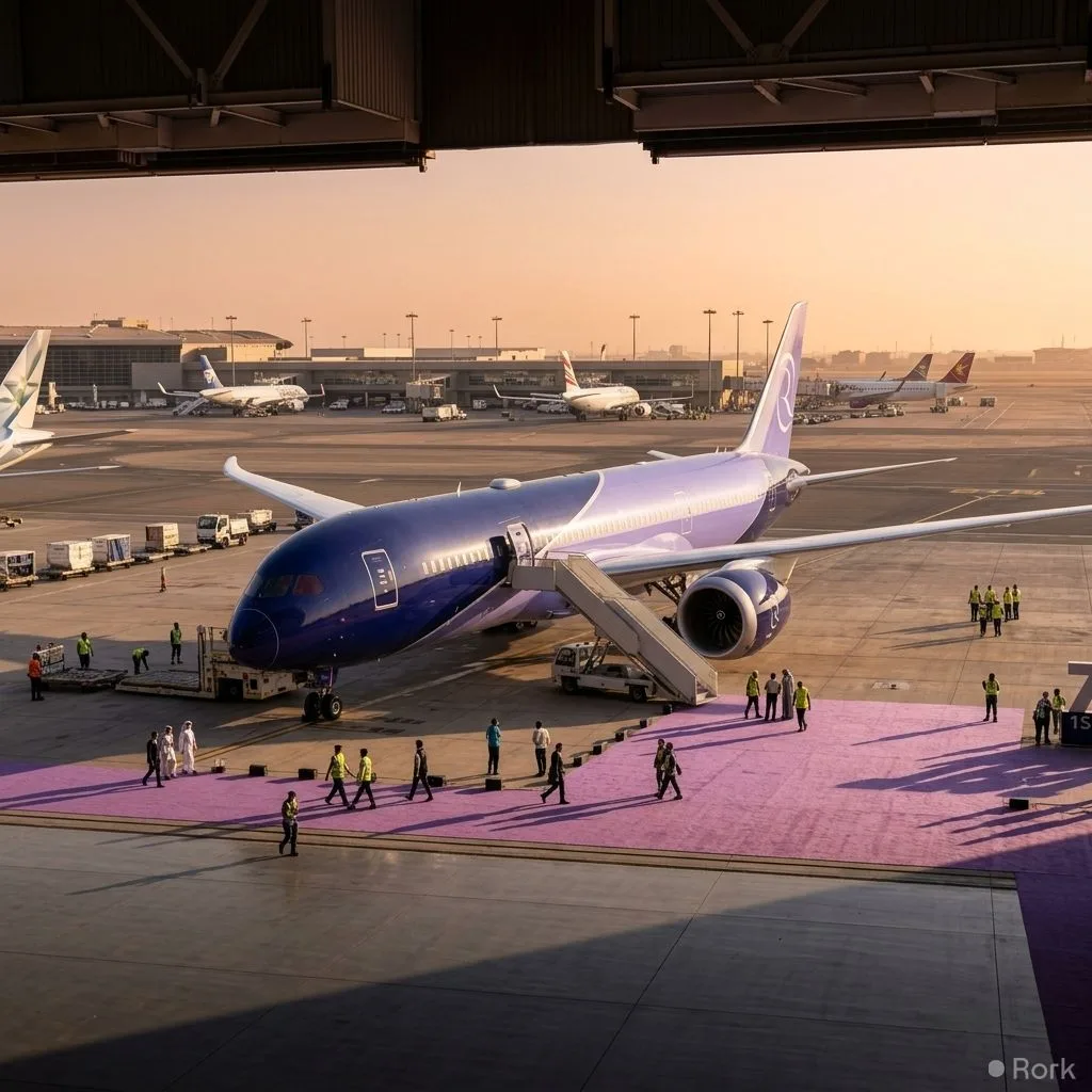 AI-generated illustration: Riyadh Air Direct To Pakistan