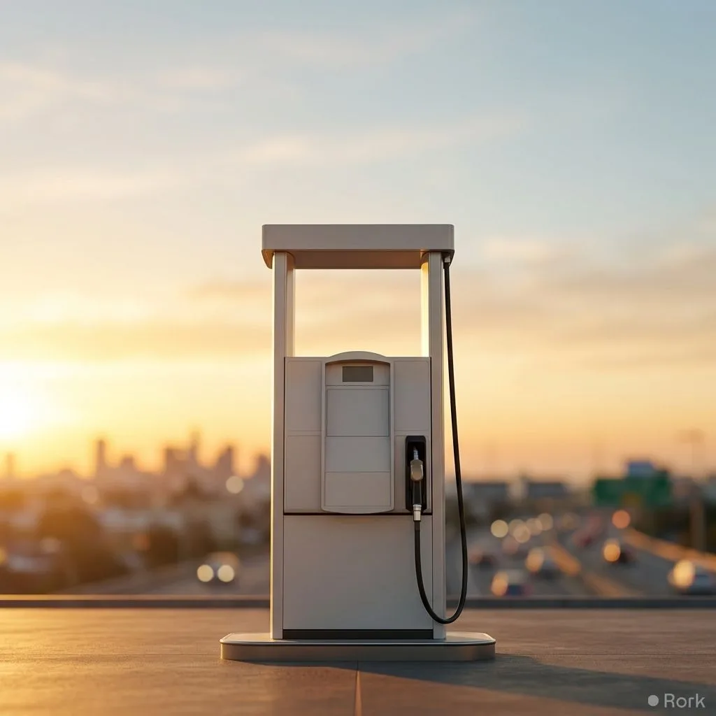 AI-generated illustration: Fuel prices drop