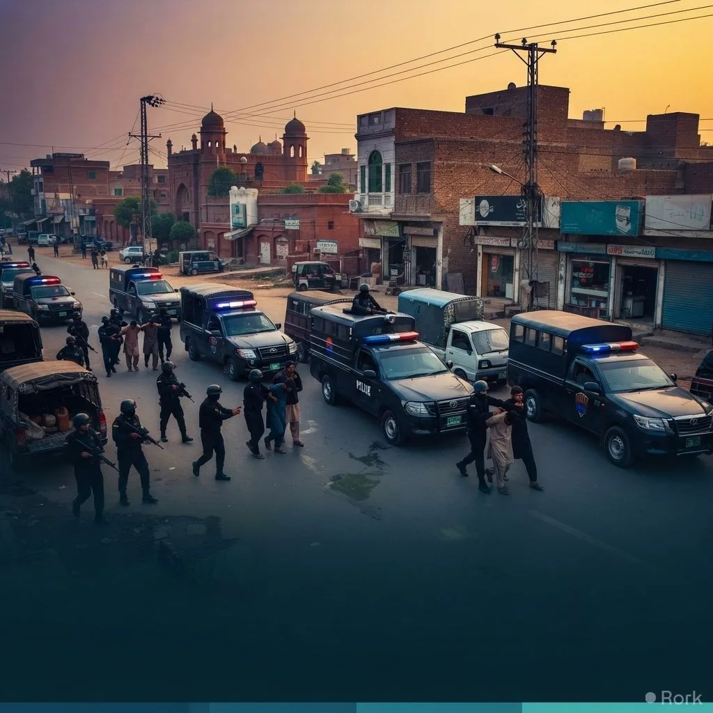 AI-generated illustration: CTD Arrests 2 Suspected RAW Agents in Okara