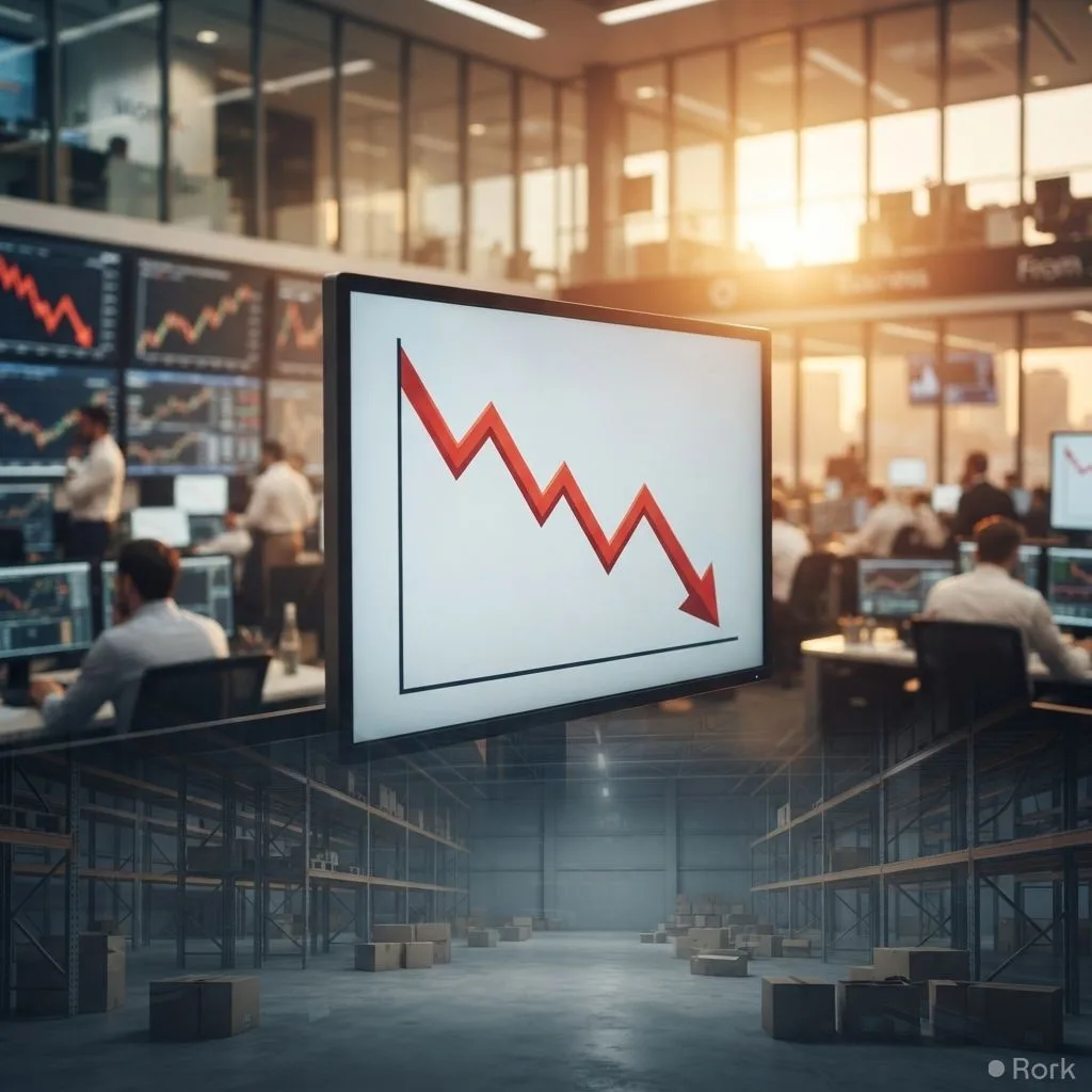 AI-generated illustration: Apple Shares Slide 10% as Supply‑Chain Shortages Threaten $500B Valuation
