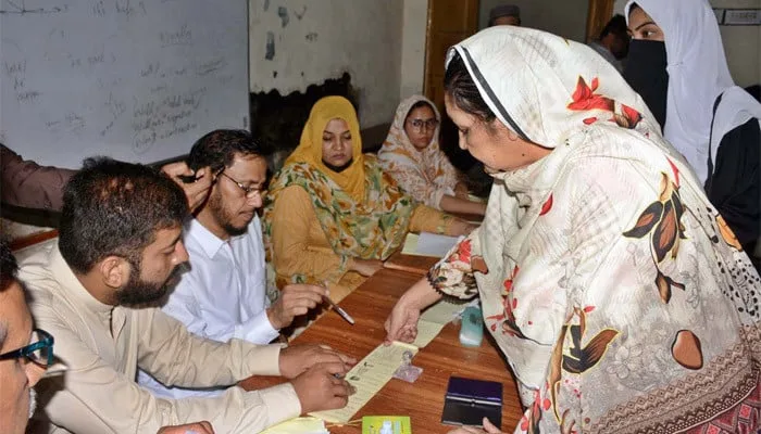 AI-generated illustration: AJK Polls: Second Phase Concludes, PPP Accuses Widespread Rigging