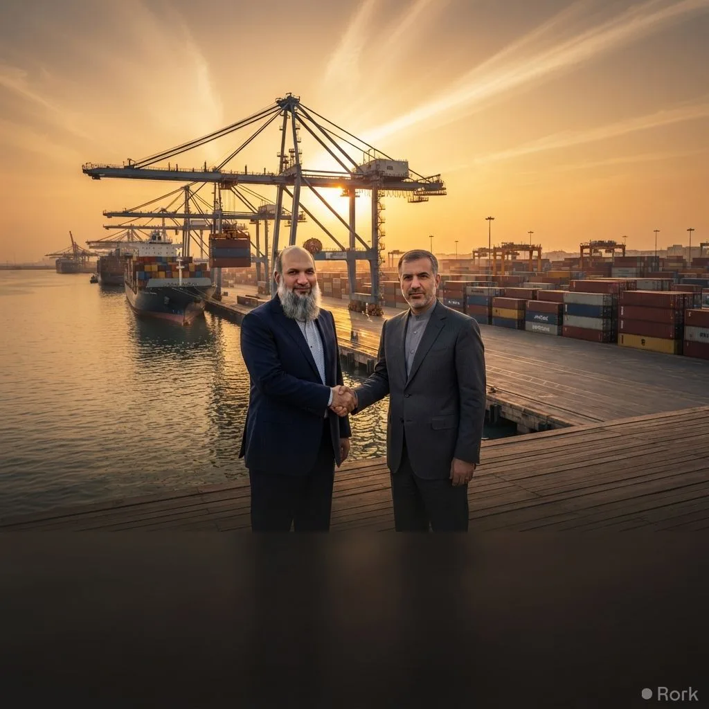 AI-generated illustration: Pakistan‑Iran Commit to Boost Bilateral Trade to $10 Billion