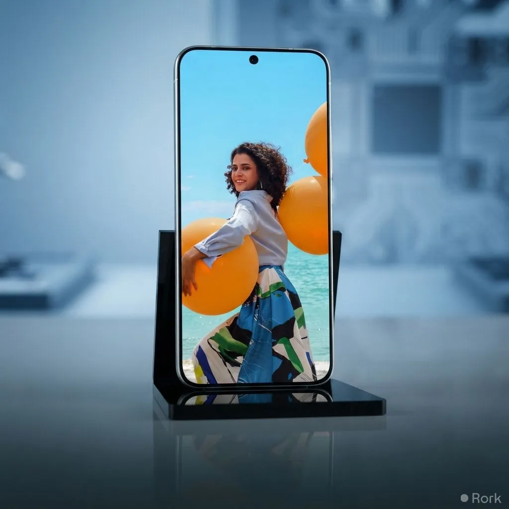 AI-generated illustration: TECNO Unveils 0mm Border‑less Concept Phone, First Zero‑Gap Display