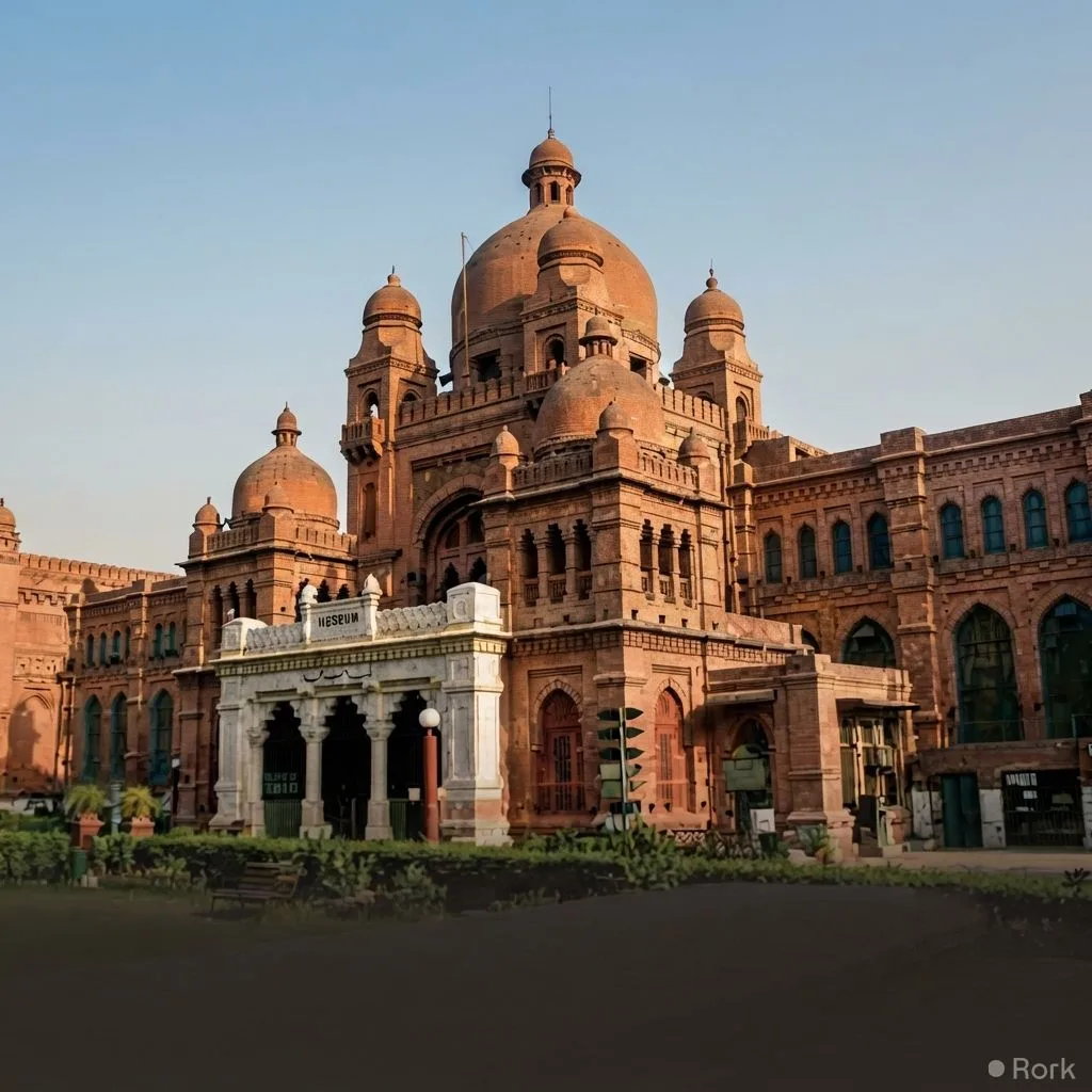 AI-generated illustration: Lahore's 131-Year-Old Museum Gets Multi-Million Dollar UNESCO Upgrade