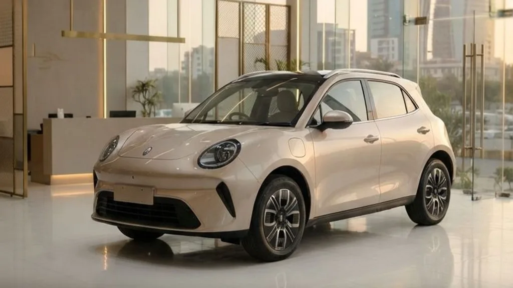 AI-generated illustration: GWM Launches ORA 5 EV in Pakistan at Rs.8.599 Million