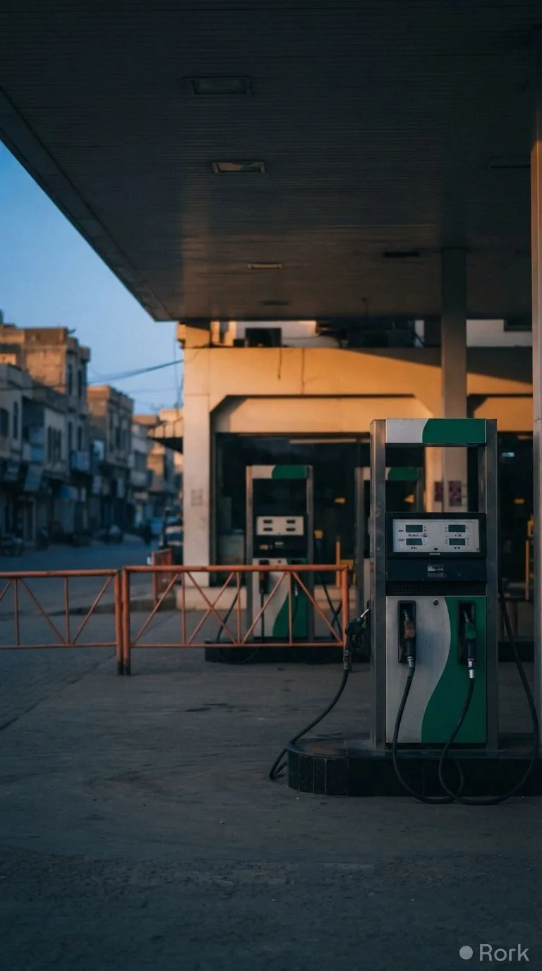 AI-generated illustration: Pakistan's Petrol Pumps to Stay Closed Indefinitely from Aug 15