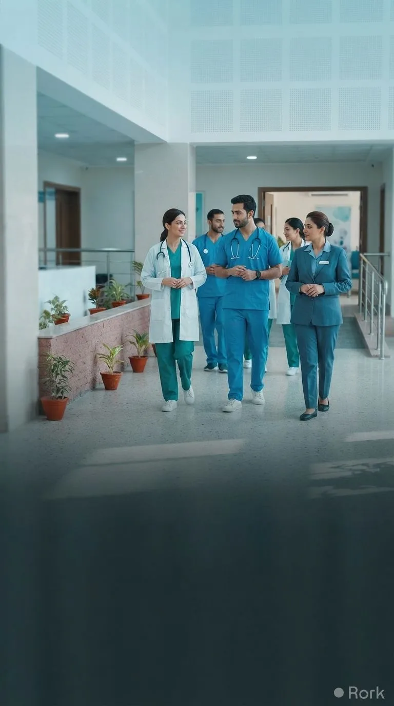 AI-generated illustration: Liaquat National Hospital Announces Nine Job Openings in Karachi Across Multiple Departments