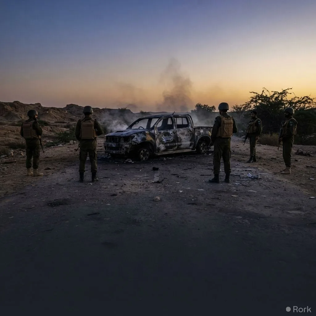 AI-generated illustration: 18 Fitna Al Hindustan Terrorists Killed in Balochistan After Premature IED Blast