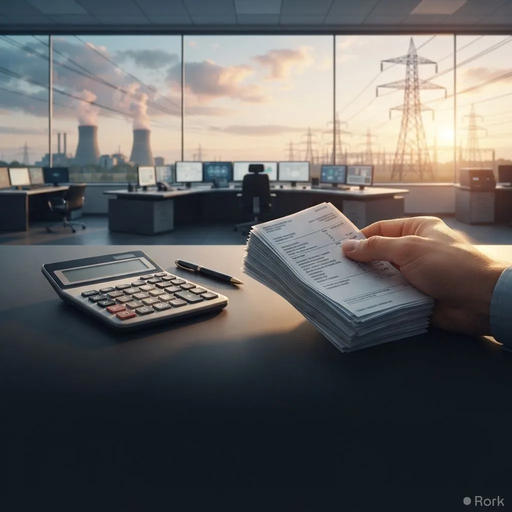 AI-generated illustration: Pakistan Power Firms Seek Rs34B Cost Transfer, NEPRA May Approve 3‑Month Rate Rise