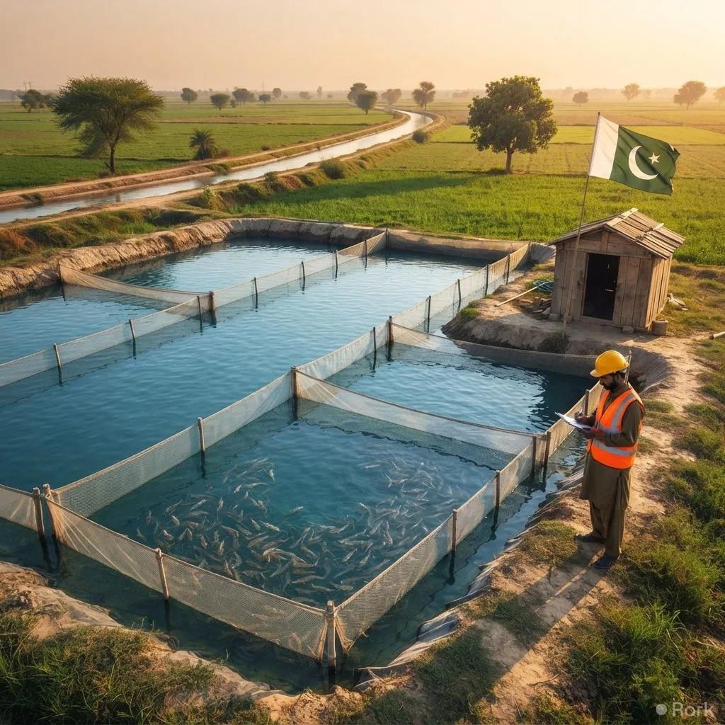 AI-generated illustration: Punjab Approves 30,000-Acre Shrimp Farm Project to Boost Blue Economy