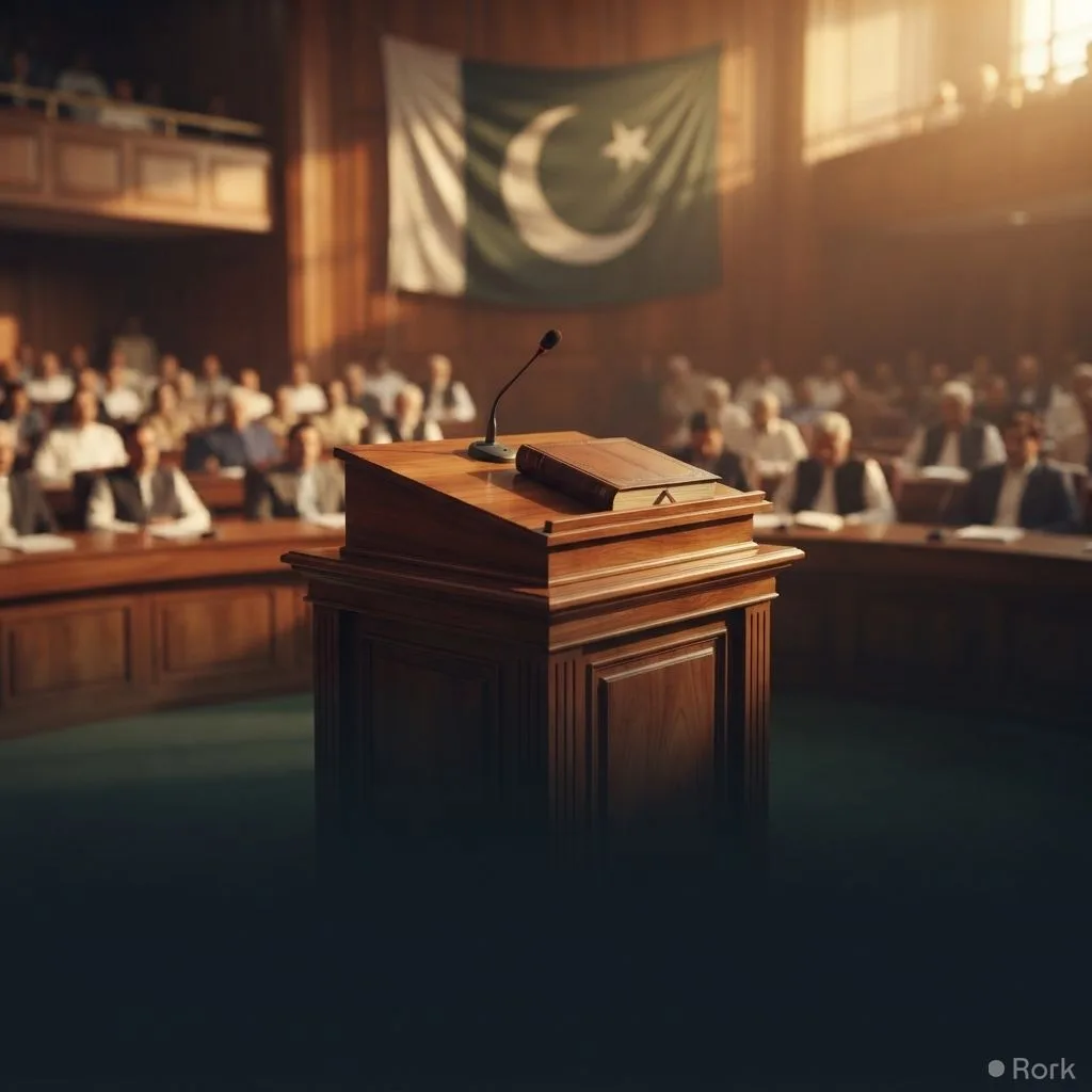 AI-generated illustration: Jinnah urges Pakistanis to hold ministers accountable for failing duties