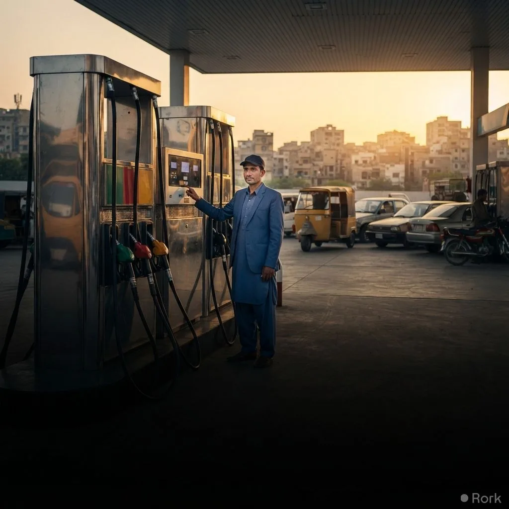 AI-generated illustration: Pakistan Petroleum Dealers’ Margin Raised to Rs9.98 Per Litre from September 1