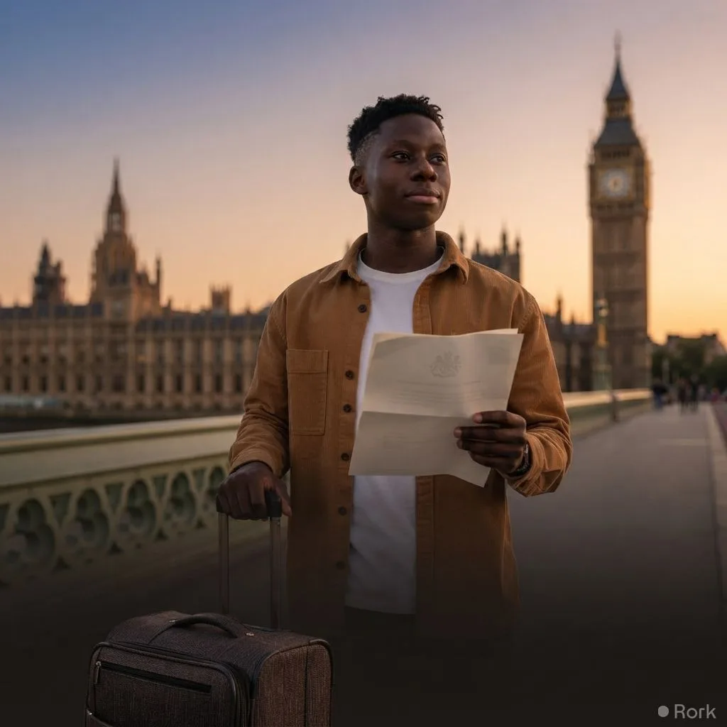 AI-generated illustration: UK pledges to clear backlog of Pakistani student visa applications after minister meeting