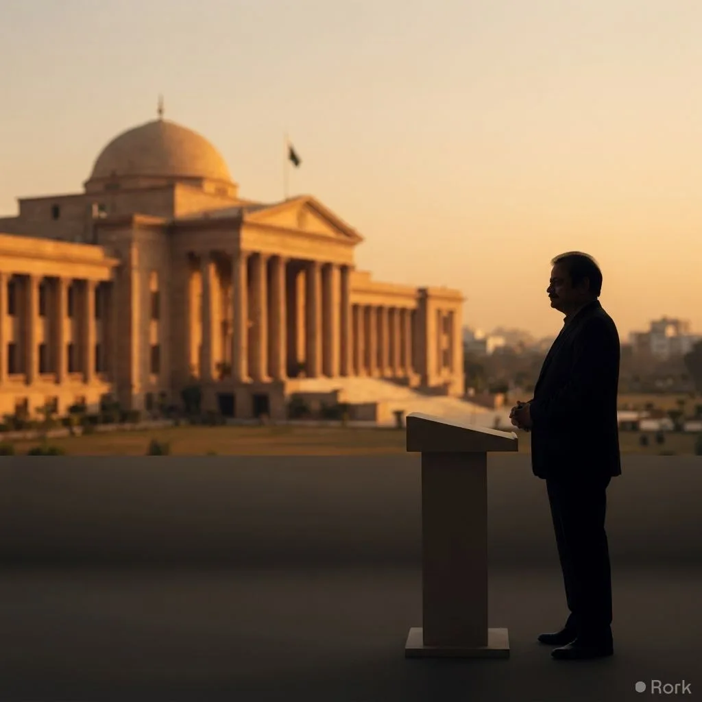 AI-generated illustration: Kamal says new provinces amendment will be passed without Rana Sanaullah knowing