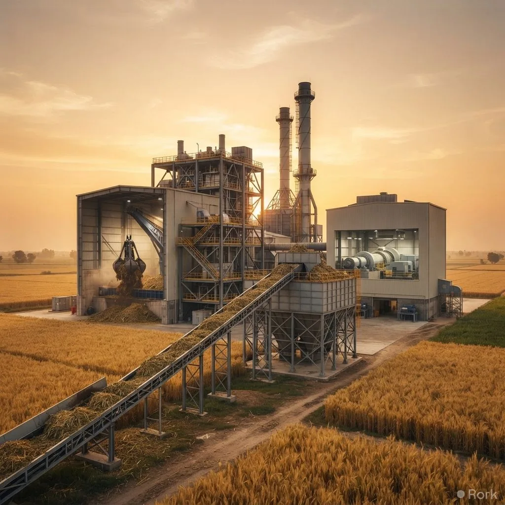 AI-generated illustration: Pakistan to Launch First Full-Scale Crop Waste‑to‑Energy Plant, £1.25 Million UK Funding