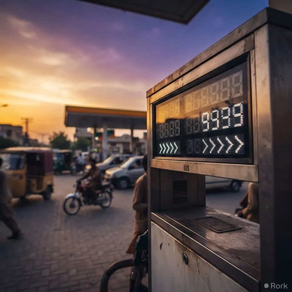 AI-generated illustration: Global Oil Prices Surpass $90 Per Barrel, Making Fuel Hike in Pakistan Likely