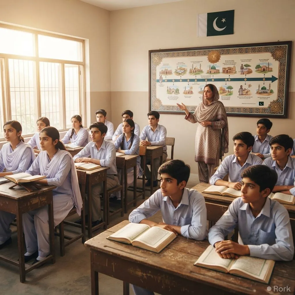 AI-generated illustration: Punjab Government Orders Public Schools to Observe 12 Rabi-ul-Awwal with Seerat-un-Nabi Activities on Aug 26