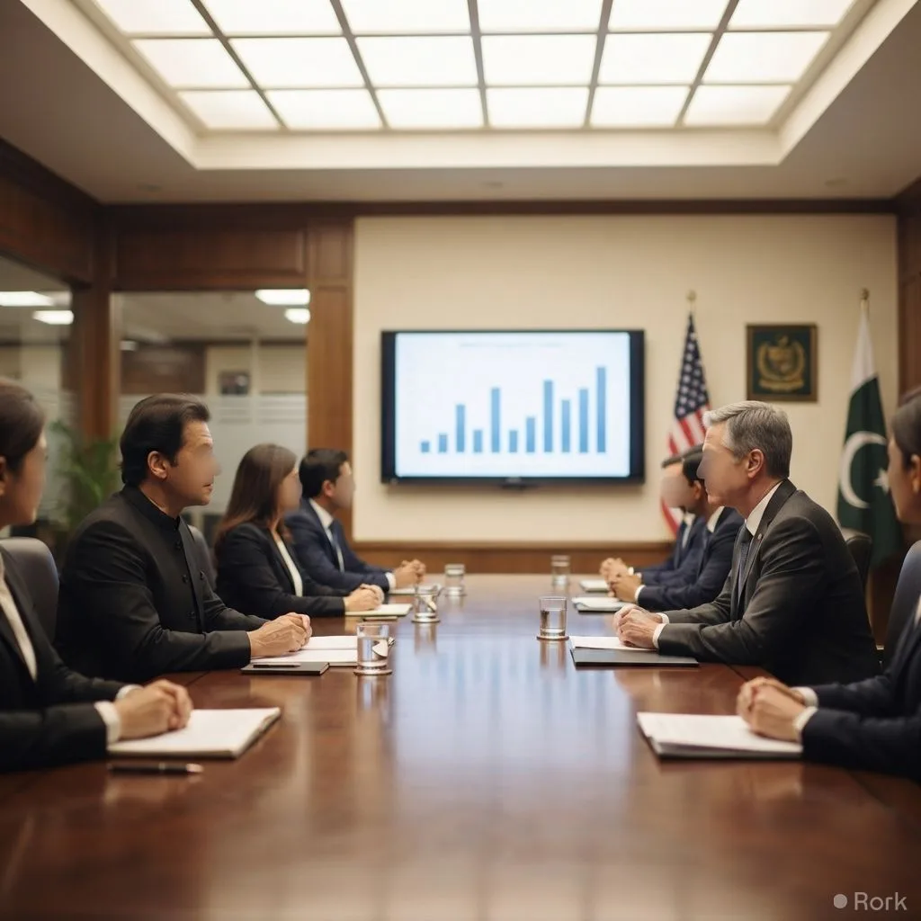 AI-generated illustration: Pakistan expects progress on US stabilisation facility request by September