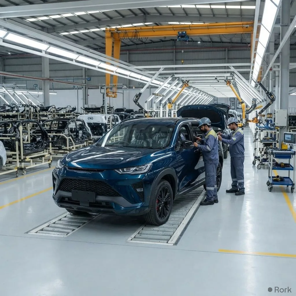 AI-generated illustration: Great Wall Motor launches locally assembled Haval H6 GT sport SUV in Pakistan