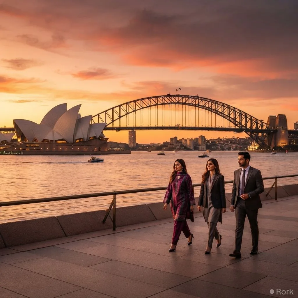 AI-generated illustration: Australia Tops List of Most Liveable Countries for Pakistani Immigrants in 2026