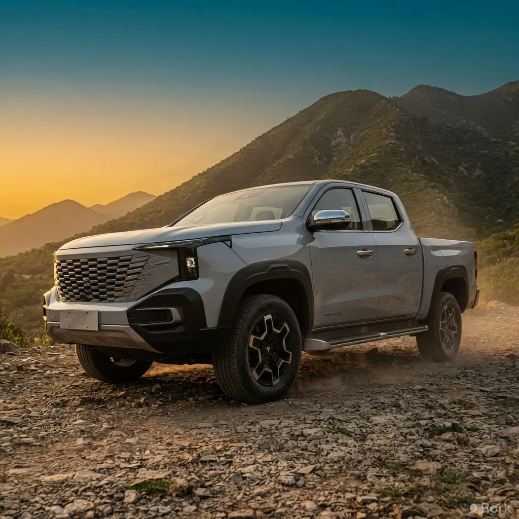 AI-generated illustration: Changan Launches Nevo Hunter REEV Electric Pickup in Pakistan for Rs. 10.99 Million