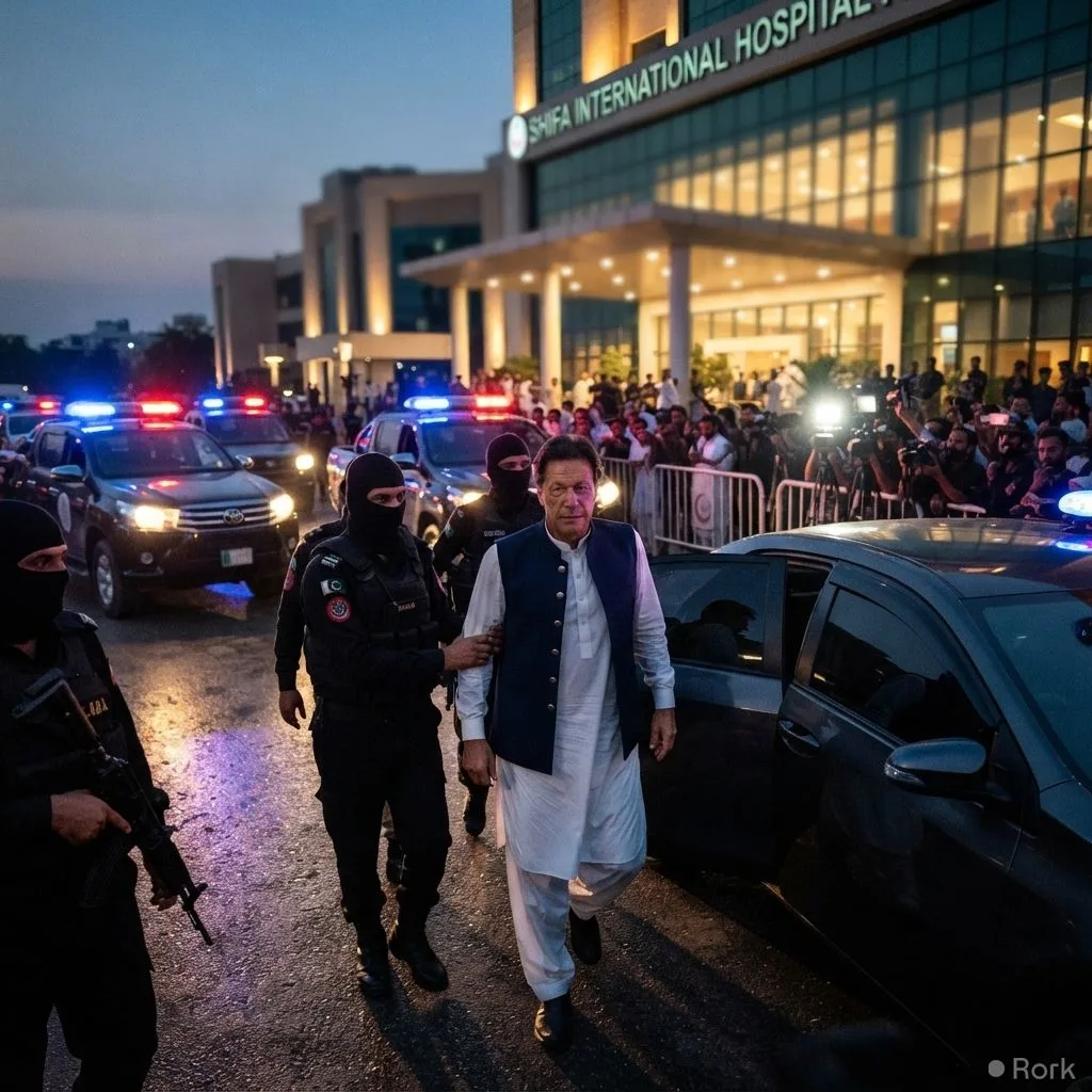AI-generated illustration: Supreme Court orders Imran Khan's transfer from Adiala Jail to Shifa Hospital
