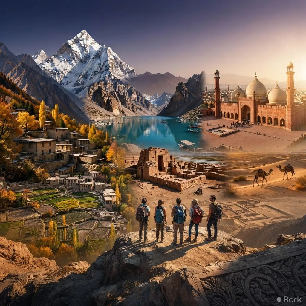 AI-generated illustration: The Telegraph Names Pakistan Among the World’s Most Unique Travel Destinations for 2026