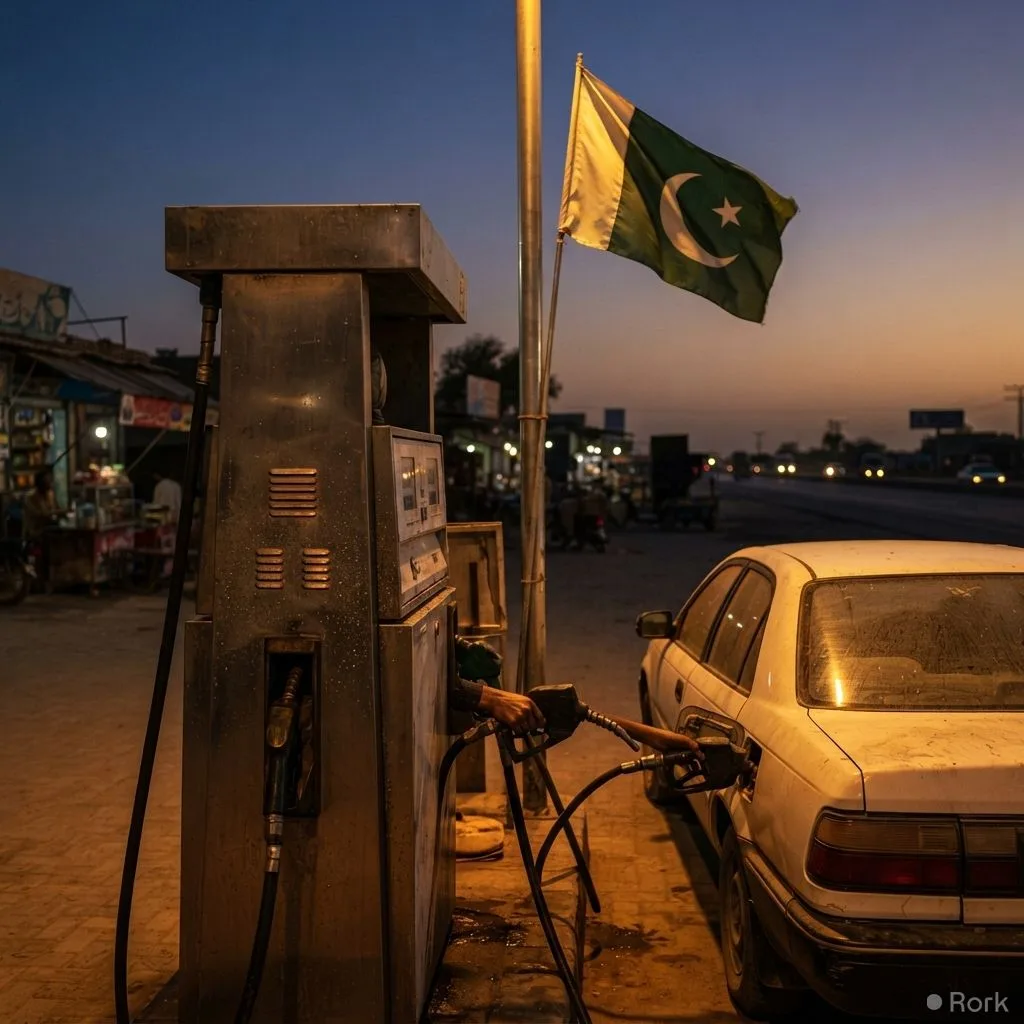 AI-generated illustration: Pakistani Consumers Paid Rs. 30 Billion Extra Due to Diesel Pricing in One Month