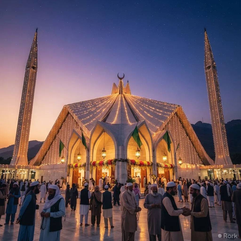 AI-generated illustration: Pakistan Declares August 26, 2026 Public Holiday for 12th Rabi-ul-Awwal Celebrations
