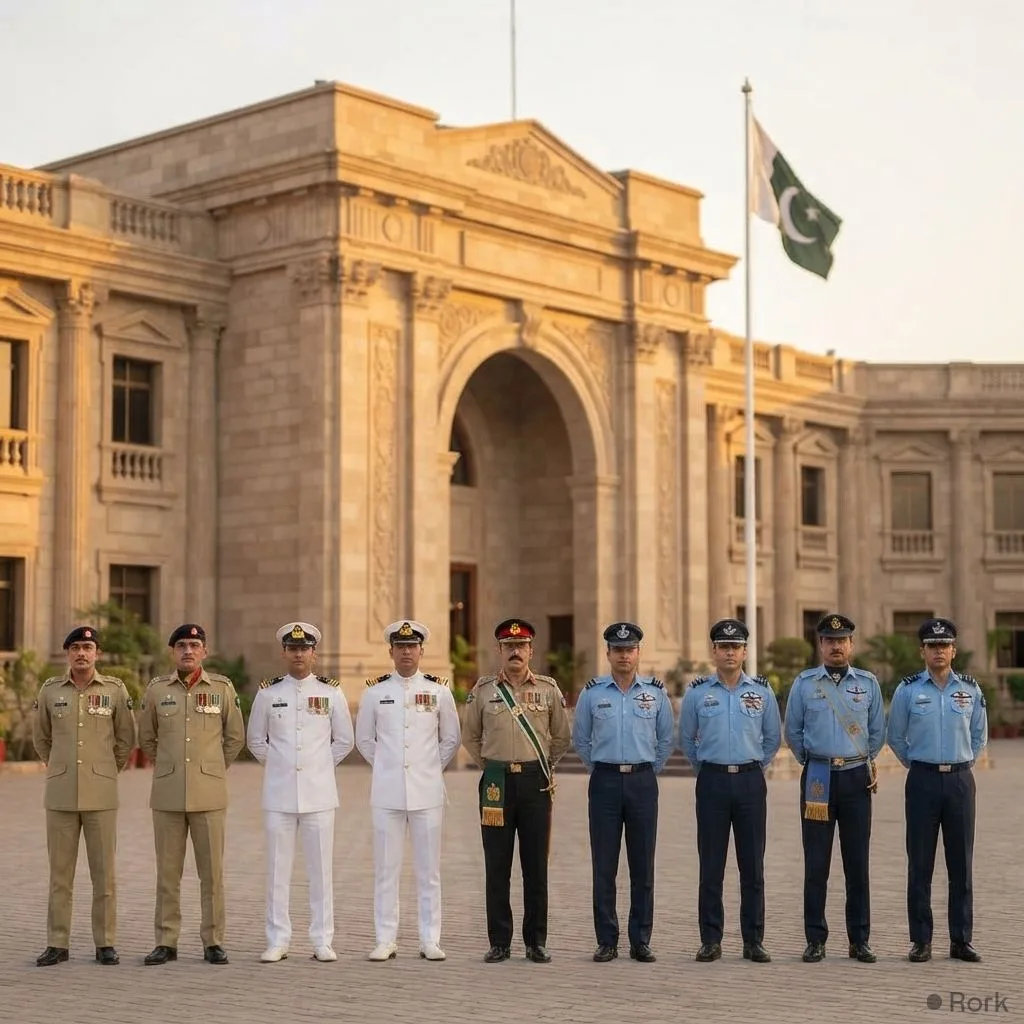 AI-generated illustration: FPSC recommends nine armed forces officers for CSS 2025 civil service posts
