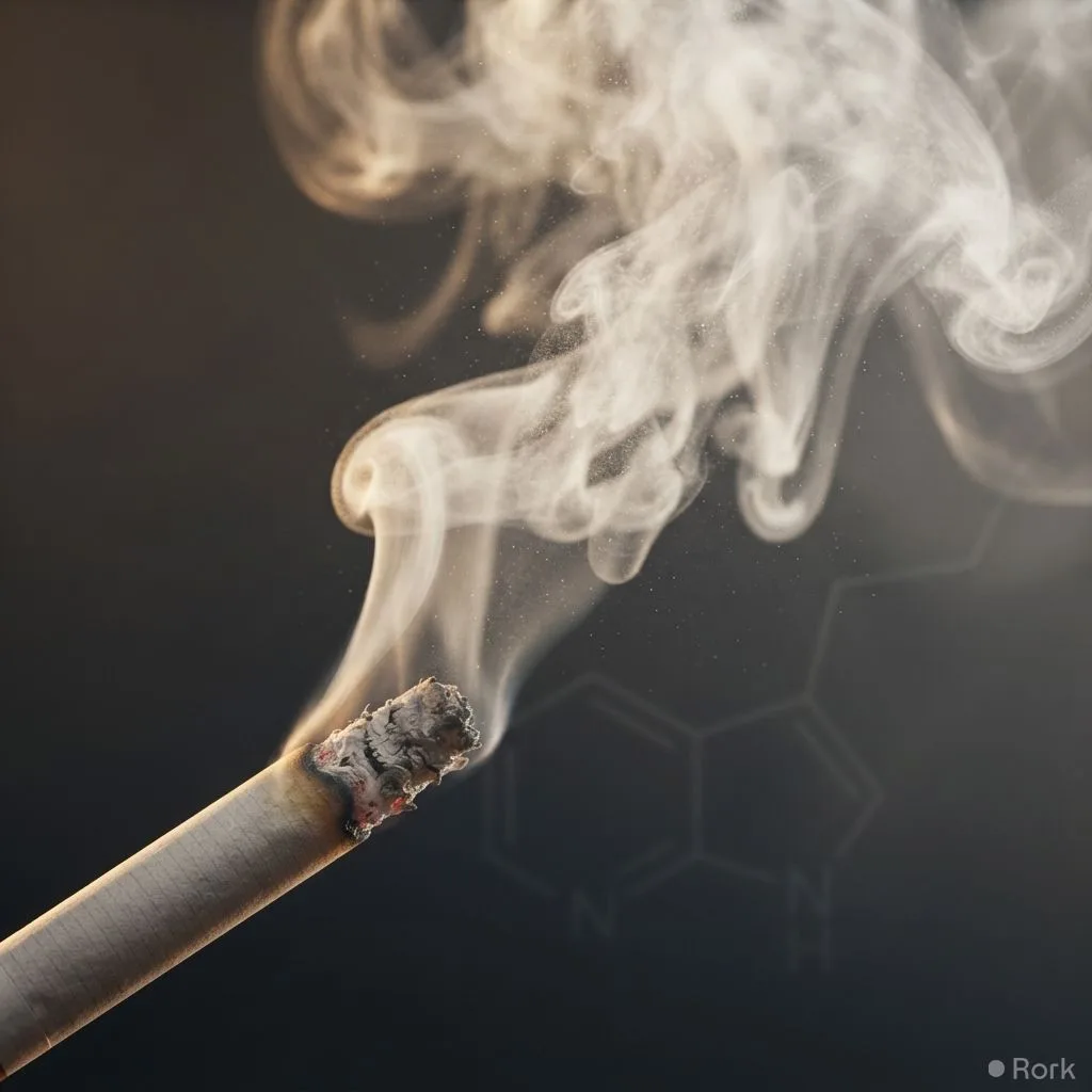 AI-generated illustration: Cigarette smoke, not nicotine, is responsible for most smoking-related harm today