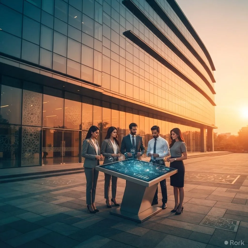 AI-generated illustration: BankIslami’s aik launches Pakistan’s first Shariah‑compliant banking platform, aik Connect