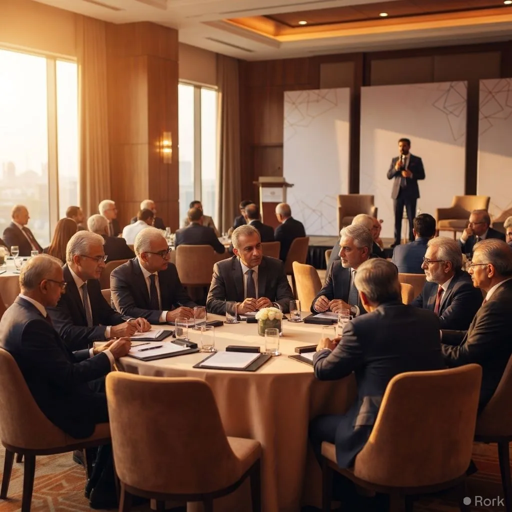 AI-generated illustration: PC Hospitality Hosts Two-Day Leadership Convention for Staff at Pearl-Continental Lahore