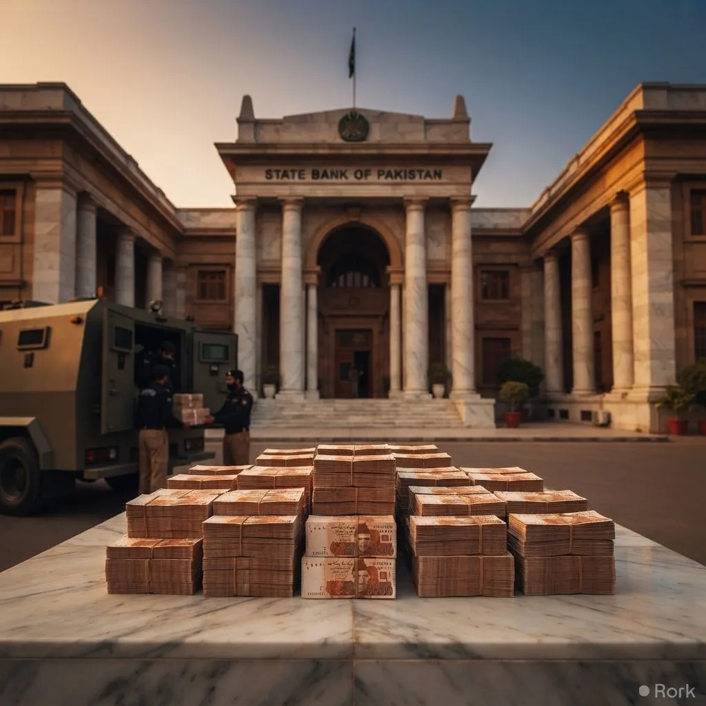 AI-generated illustration: Pakistan Repays Rs 1.2 Trillion Domestic Debt Early to State Bank, Setting Record