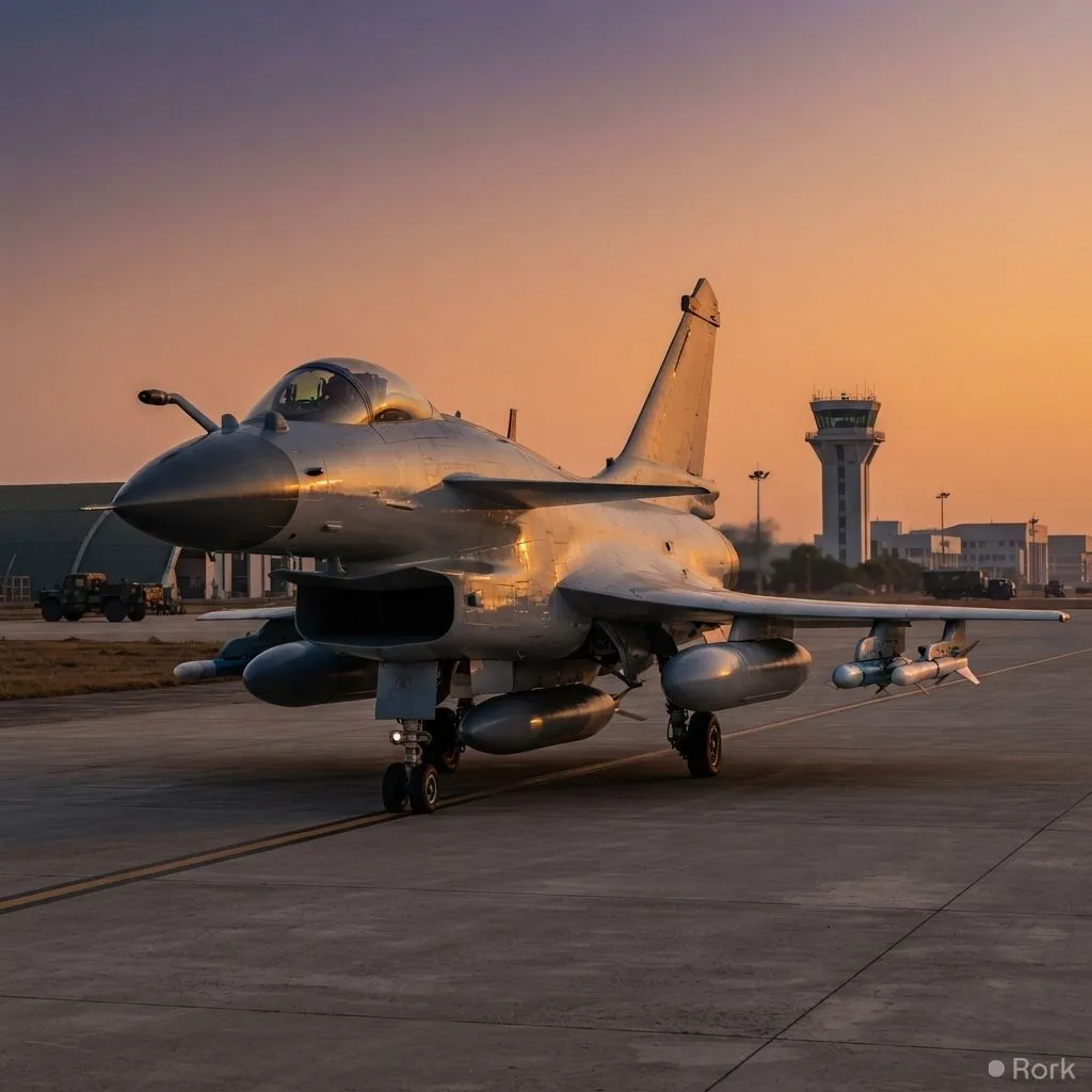 AI-generated illustration: Bangladesh approves purchase of Chinese J‑10 fighters after Pakistan’s successful clash with Indian Rafales