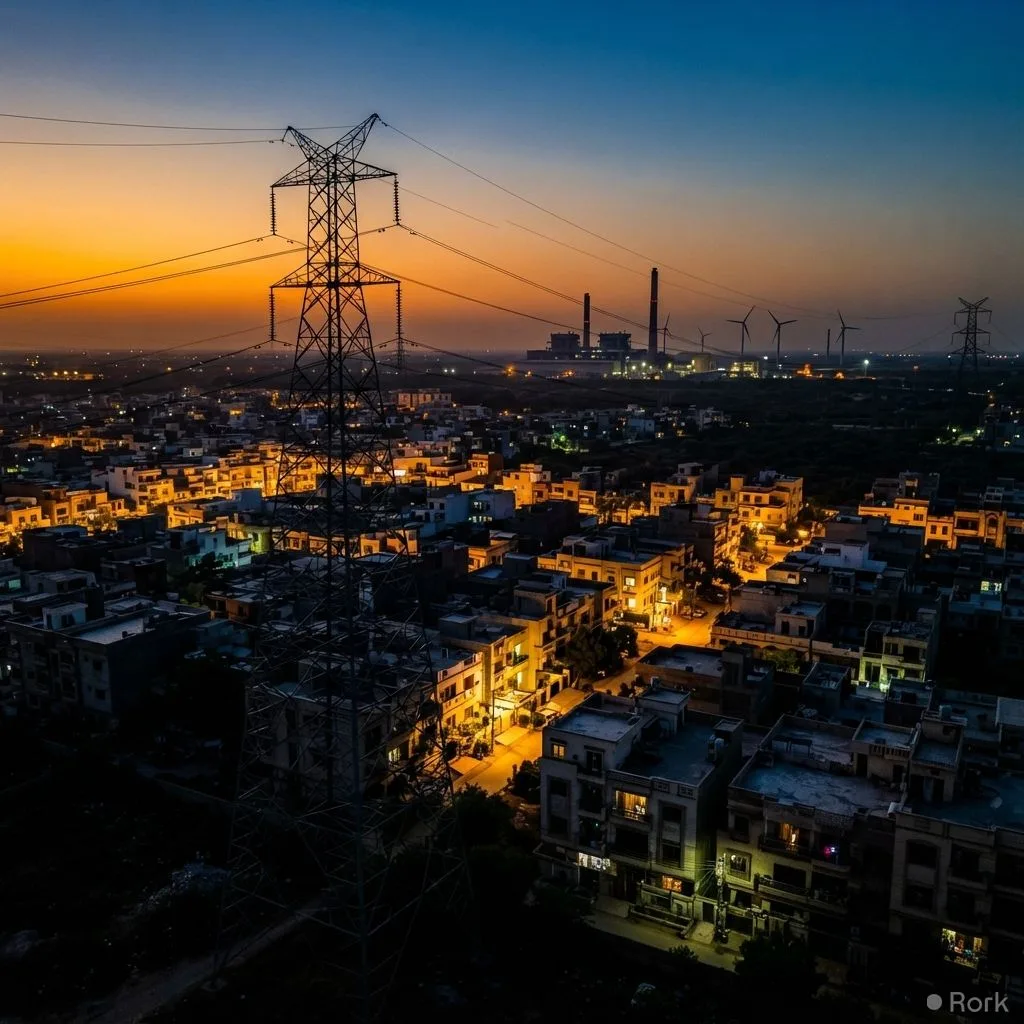 AI-generated illustration: Government Apologizes for Peak Nighttime Load Shedding Due to RLNG Shortage