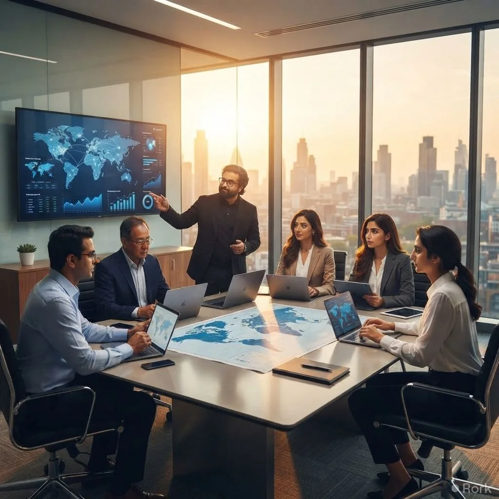 AI-generated illustration: Fatima Gobi Ventures' early investment propels Fasset to $1 billion valuation