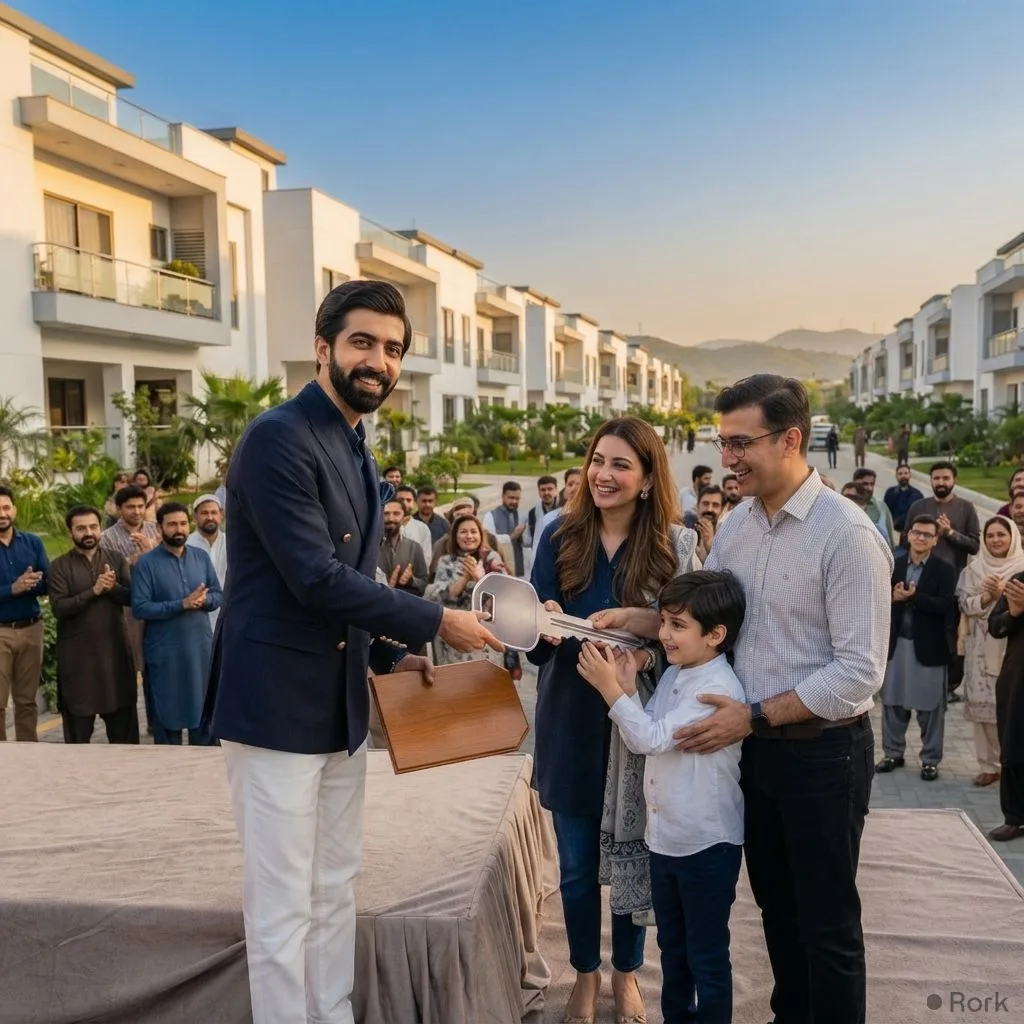 AI-generated illustration: Etihad Town hands over Phase‑II possession to buyers ahead of schedule