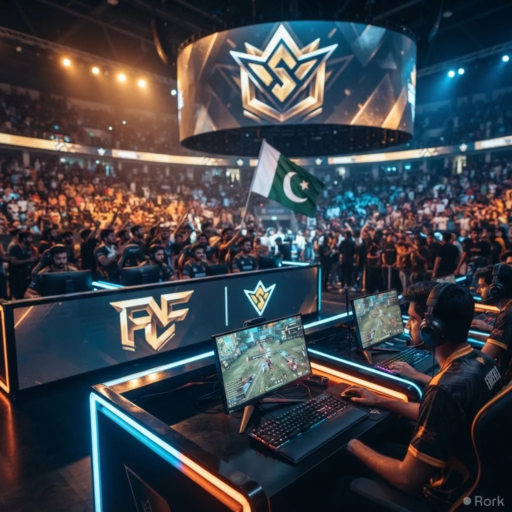 AI-generated illustration: Garena Launches Free Fire World Series Pakistan 2026 Fall, Sponsored by Tapshop