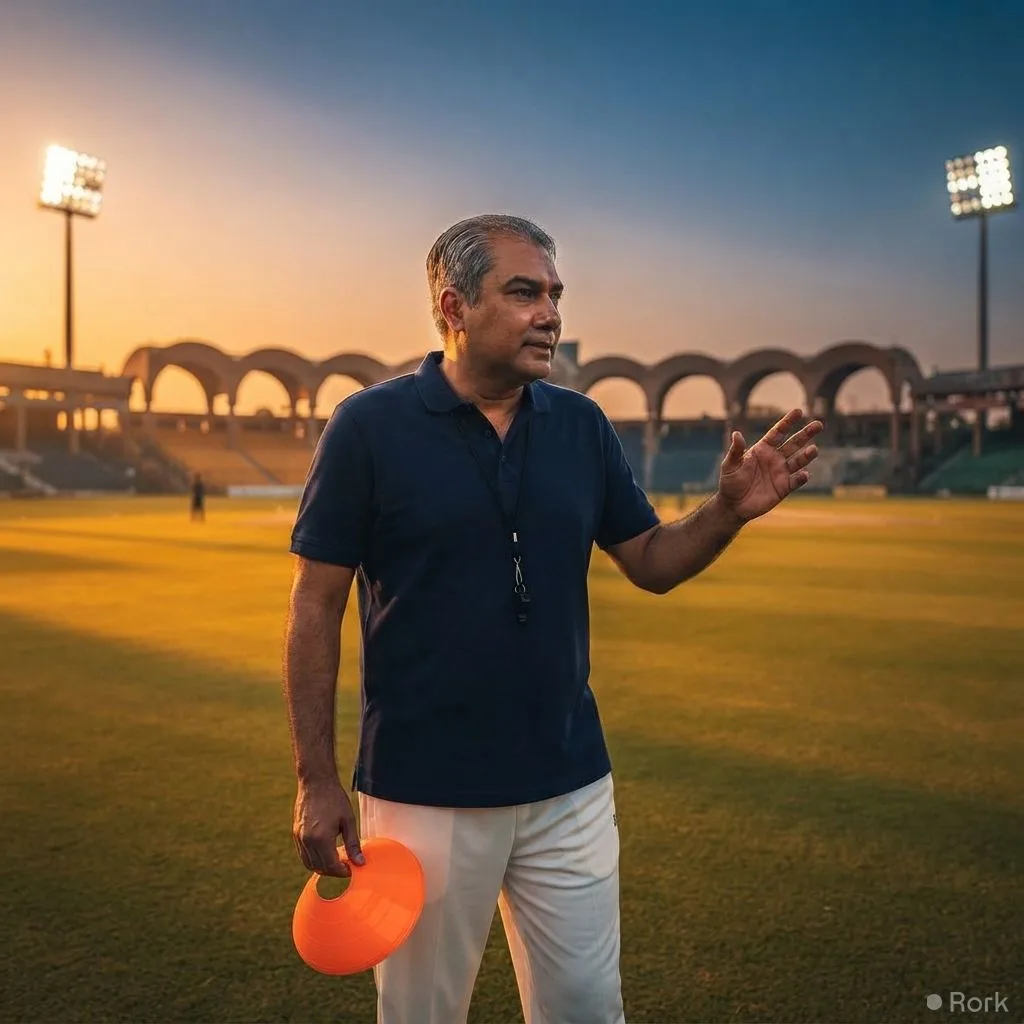 AI-generated illustration: PCB Announces Open Applications for Pakistan Men’s Team Fielding Coach on LinkedIn