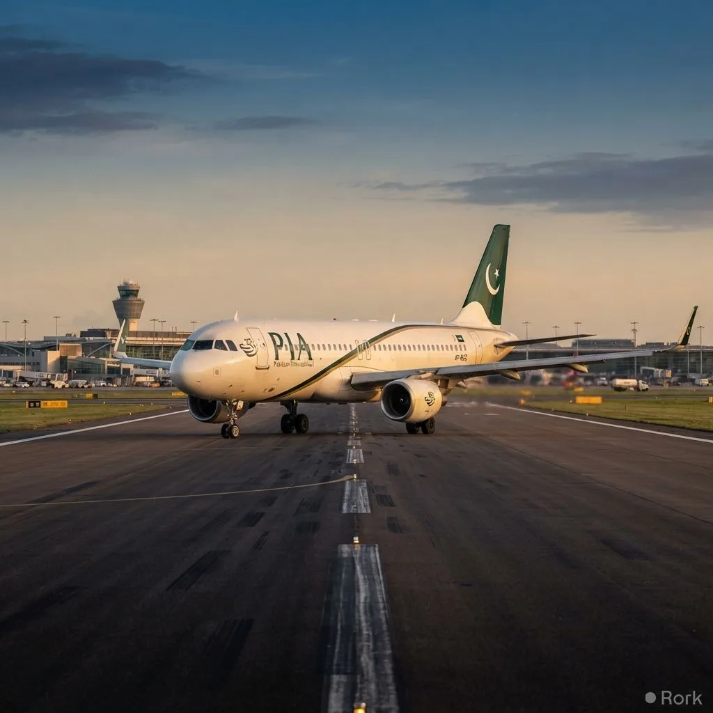 AI-generated illustration: PIA expands London service to seven weekly flights starting October 27