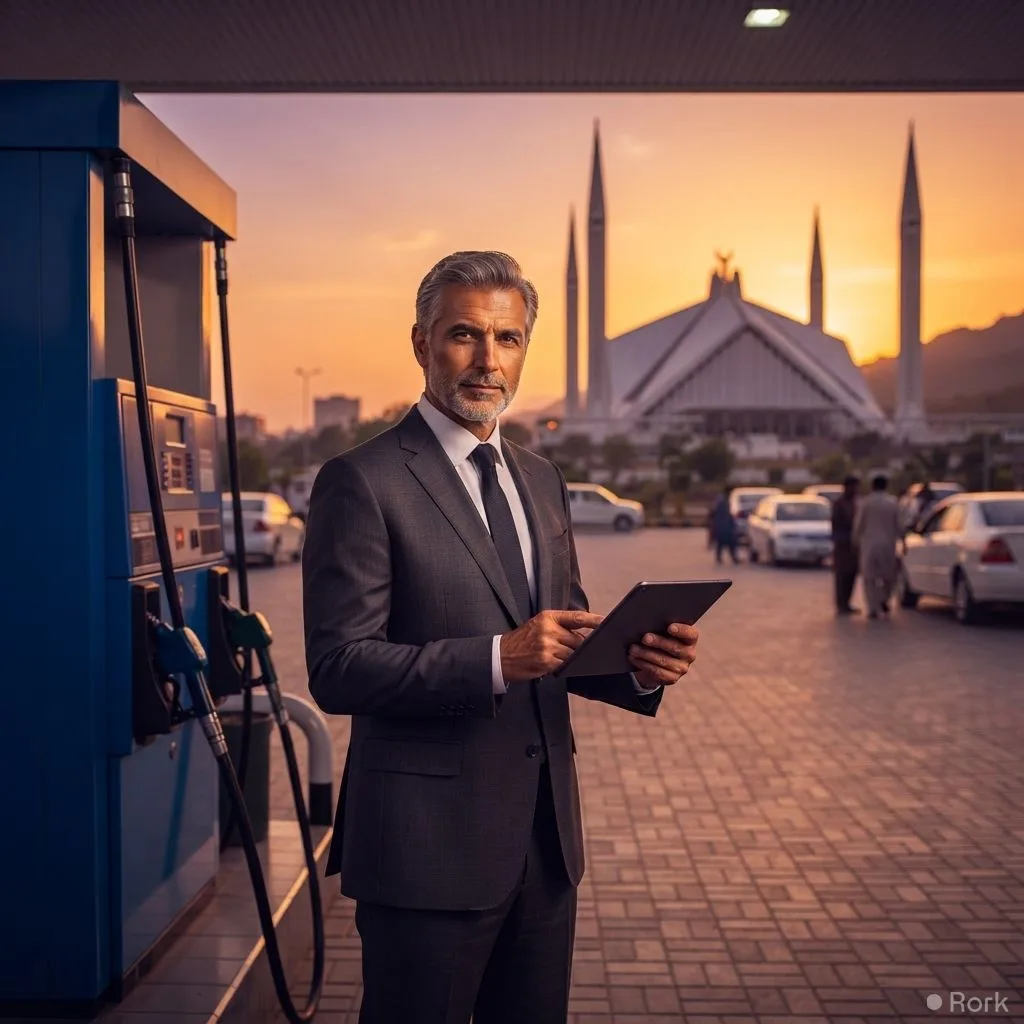 AI-generated illustration: Pakistan targets June 2027 to deregulate petrol prices, letting oil firms set retail rates
