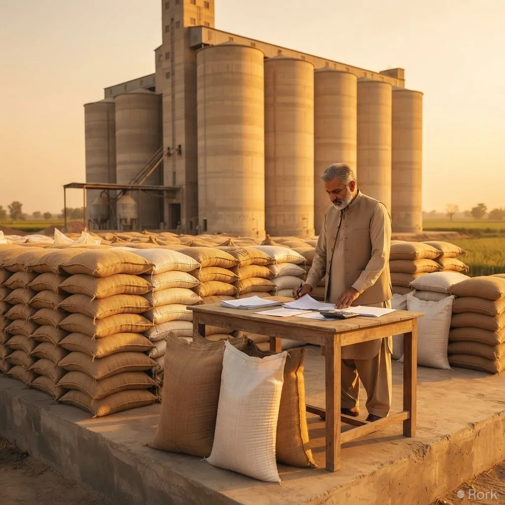AI-generated illustration: Punjab government to purchase 1 million metric tons of wheat from PASSCO for Rs 103.75 billion