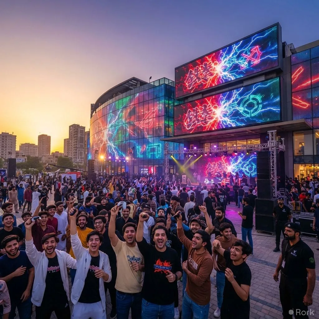 AI-generated illustration: Baaz to host Pakistan's first major esports tournament at Packages Mall in Lahore