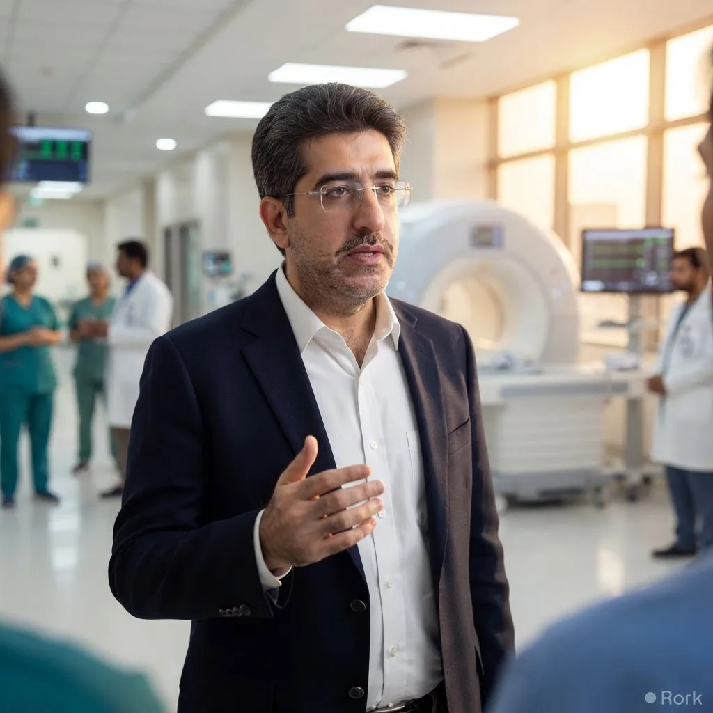 AI-generated illustration: Sindh MPA Taimur Talpur Says UK and European Nations Can't Match Sindh's Healthcare System