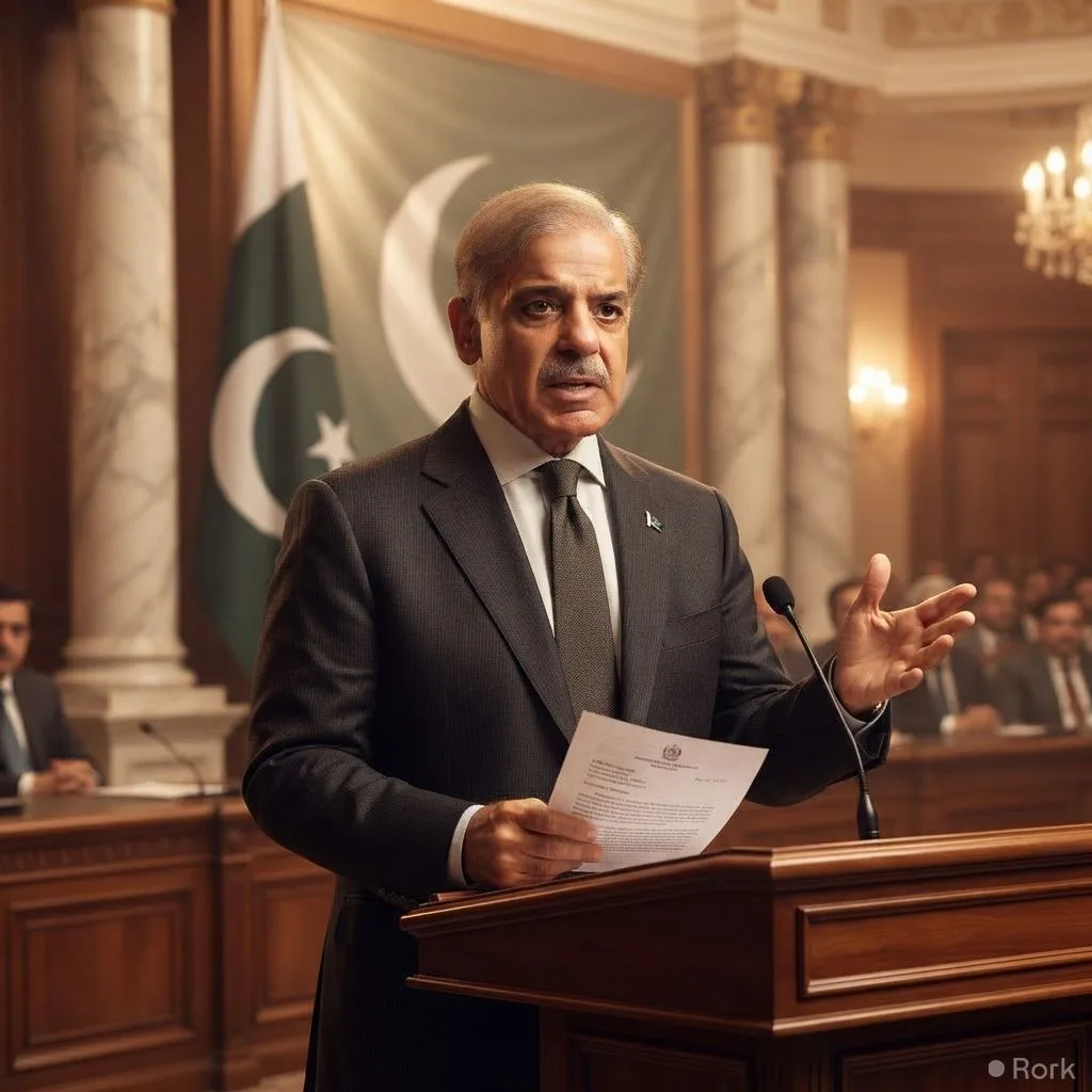 AI-generated illustration: PM Shehbaz Sharif Orders Compulsory Retirement of PAS Officer Dr Aneela Salman After Unauthorized Absence