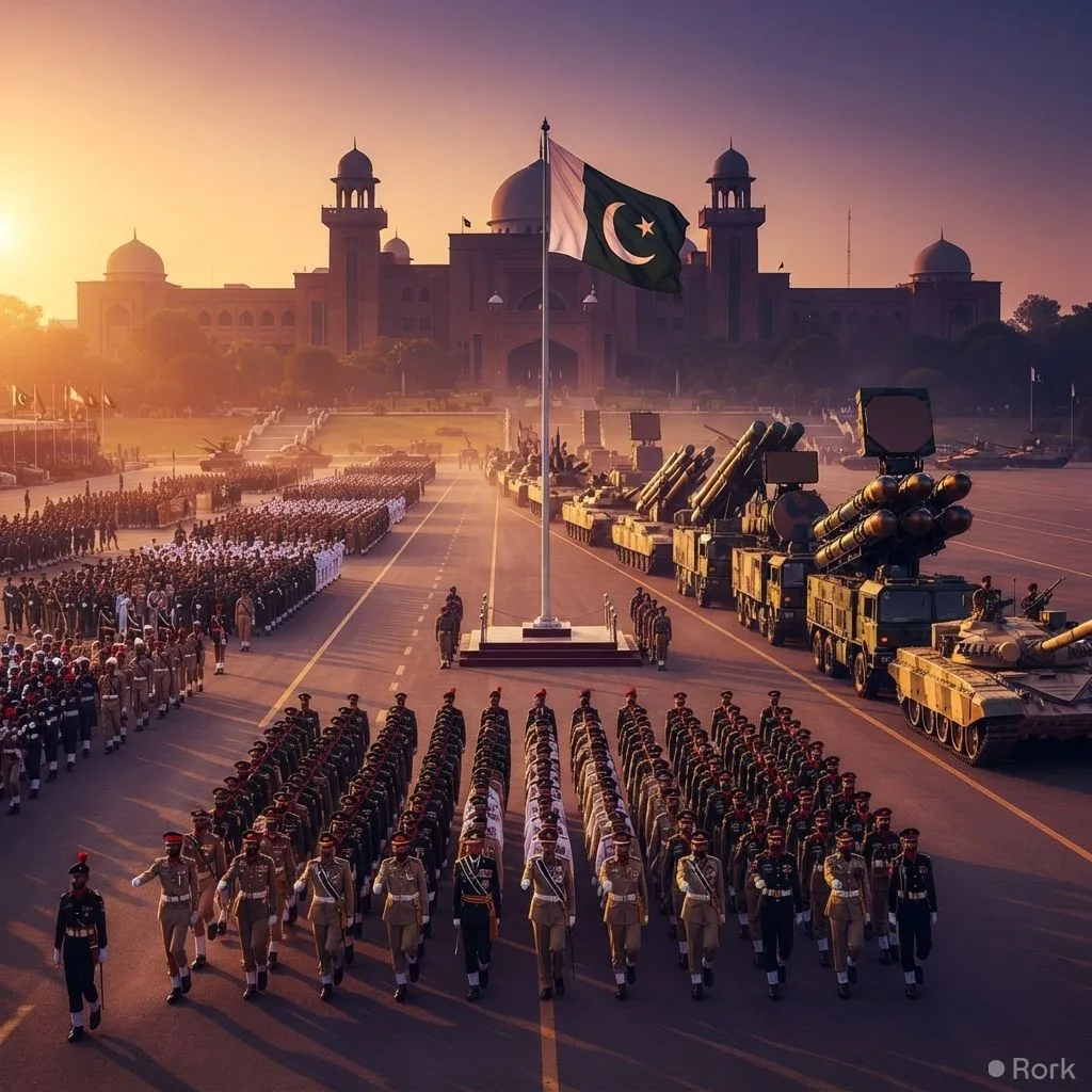 AI-generated illustration: Pakistan's ISPR warns any aggression will meet swift decisive response, reaffirming defence readiness