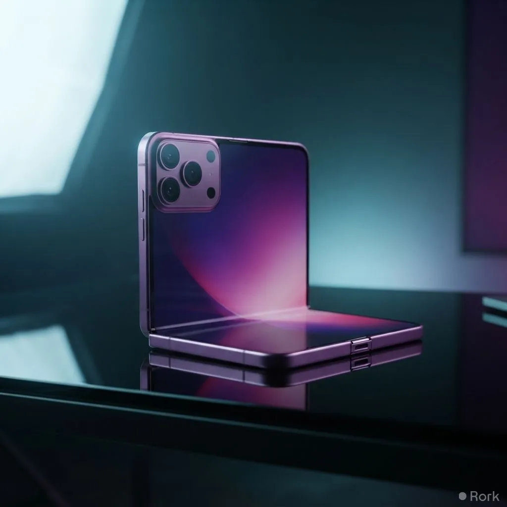 AI-generated illustration: Apple's leaked iPhone 18 pricing shows higher costs and introduces the first foldable iPhone Ultra